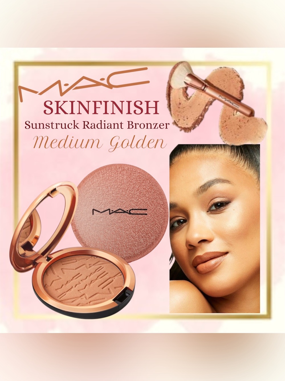 MAC Cosmetics Skinfinish Sunstruck Radiant Bronzer - Medium Golden ☀️ BRAND NEW